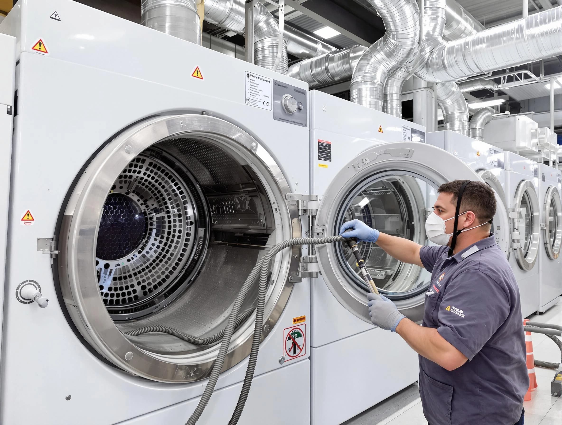 Industrial-grade dryer vent cleaning by Brentwood Dryer Vent Cleaning in Brentwood